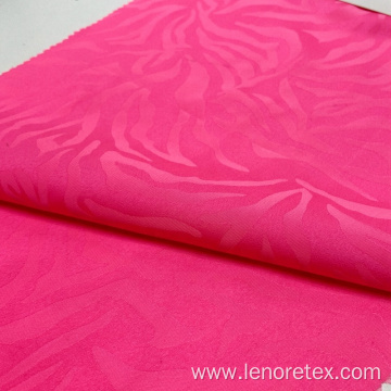 Polyester Fluorescent Color Woven Jacquard Satin Fabric